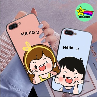 Ốp lưng Oppo A1K / Oppo A3S in hình cặp đôi đáng yêu ,cute , ngộ nghĩnh ,dễ thương, rẻ- bền - đẹp.