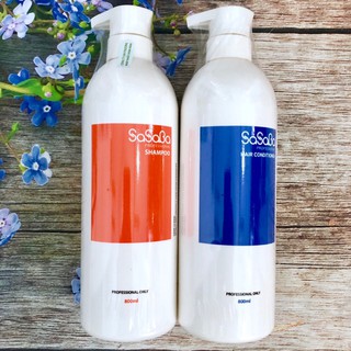 DẦU GỘI XẢ HOÀN HÌNH SASABA SIÊU PHỤC HỒI TÓC YẾU HƯ TỔN DO UỐN DUỖI NHUỘM GÃY RỤNG MẪU MỚI 800ML