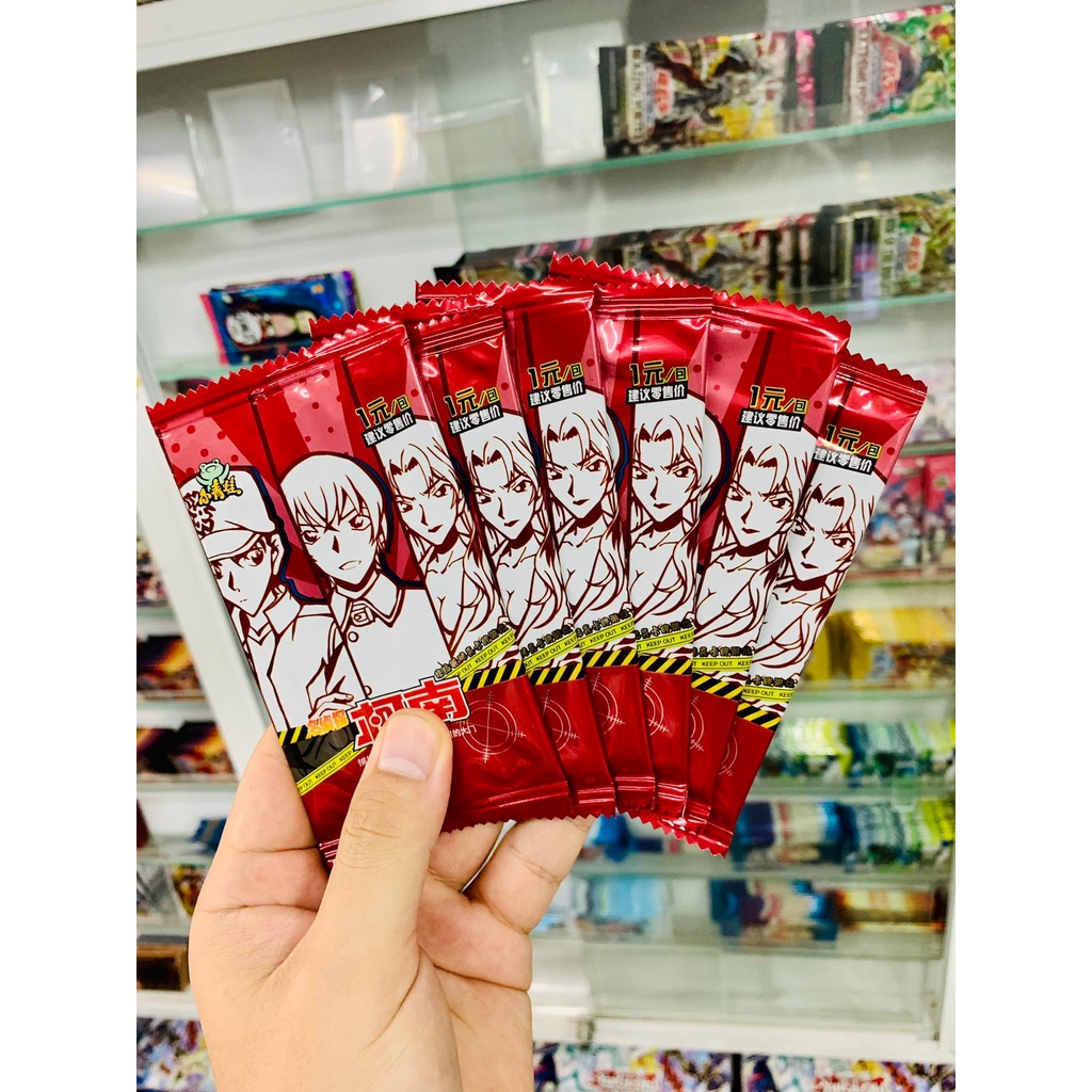 [ Vũ Trí Ba ] [Mua 10 tặng 1] Set 5 ảnh thẻ nhân phẩm Anime conan ngẫu nhiên chibi xinh xắn