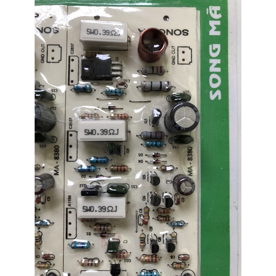 BO MẠCH AMPLY CÔNG SUẤT 8 SÒ 380W