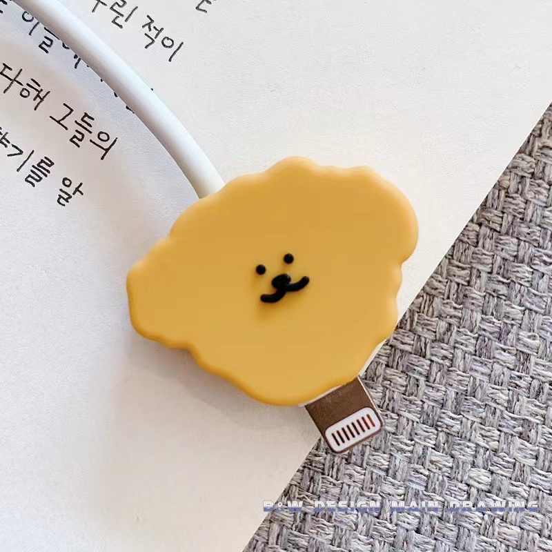 Vỏ Bọc Bảo Vệ Dây Cáp Sạc USB Thiết Kế Đơn Giản Dễ Thương Tiện Dụng Cho iphone