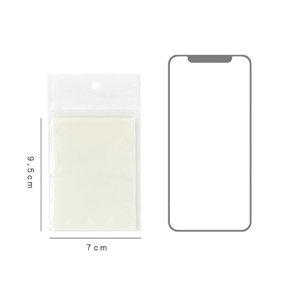 Set 50 tờ giấy ghi chú trong suốt sáng tạo