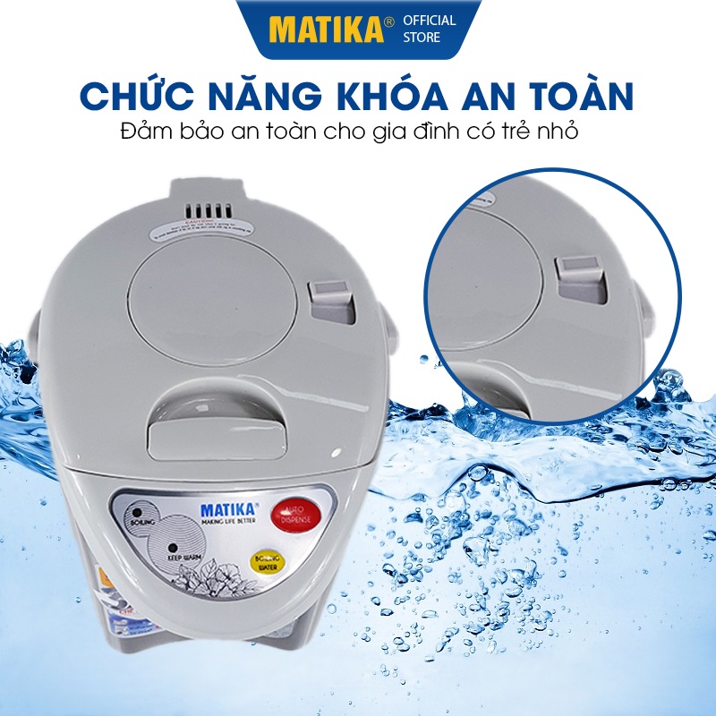 Bình Thủy Điện 3.5L MATIKA MTK-8135