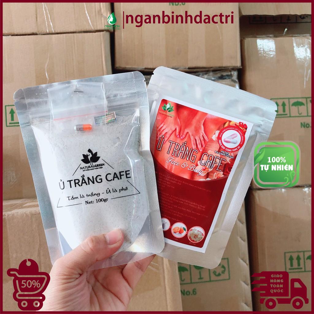 (100gr) Ủ TRẮNG CAFE THIÊN NHIÊN (dùng cả face và body) mẫu mới nhất tắm trắng cafe | BigBuy360 - bigbuy360.vn