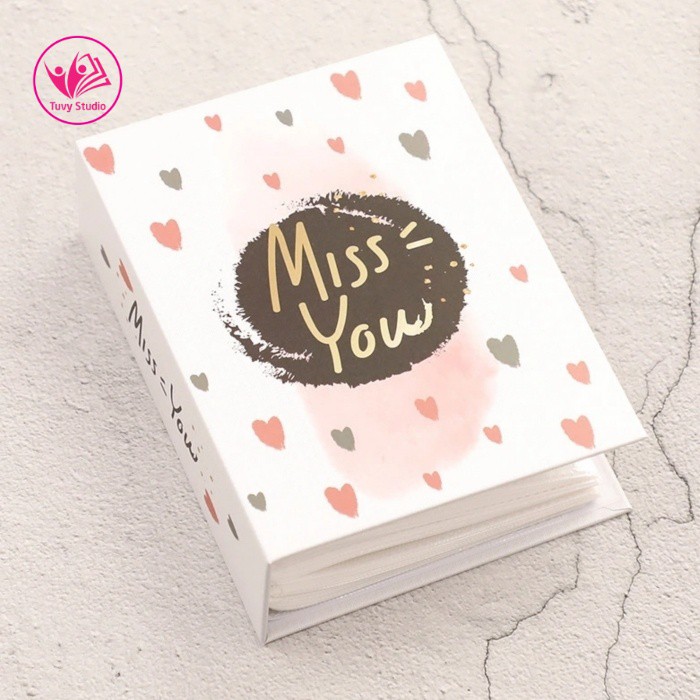 Album đựng ảnh 13x18 chứa 100 ảnh bìa giấy cứng cute tại Kho album ảnh AnVy