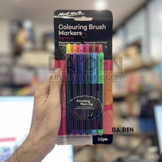 [DA ĐEN - QUẬN 3] Bộ 12 Bút Mont Marte Coloring Brush Pen