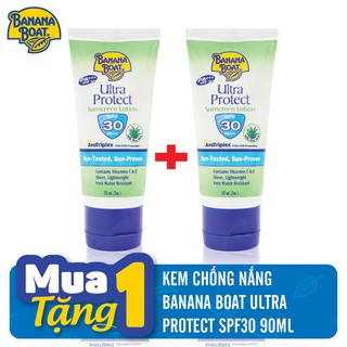 Combo 2 Kem Banana Boat Chống Nắng ULTRA PROTECT SPF30 90ML