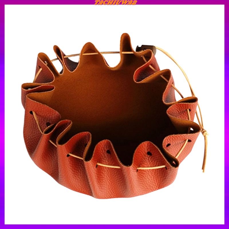 Túi Dây Rút Đựng Đồ Dùng Bằng Da Pu Kích Thước Lớn 15 &quot;Tachiuwa2