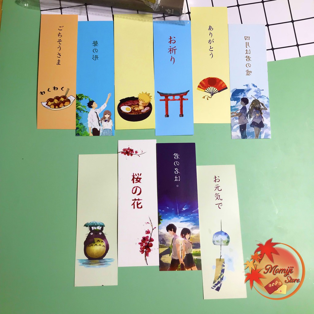 [XẢ SỐC GIÁ SIÊU RẺ] Bookmark kẹp đánh dấu sách Anime cực xinh