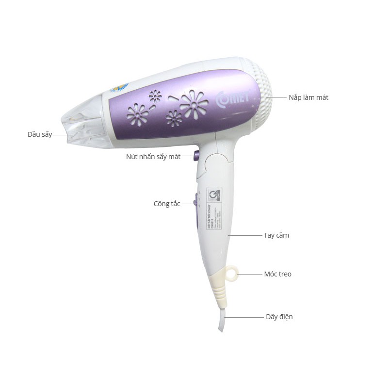 Máy sấy tóc Comet CM6618