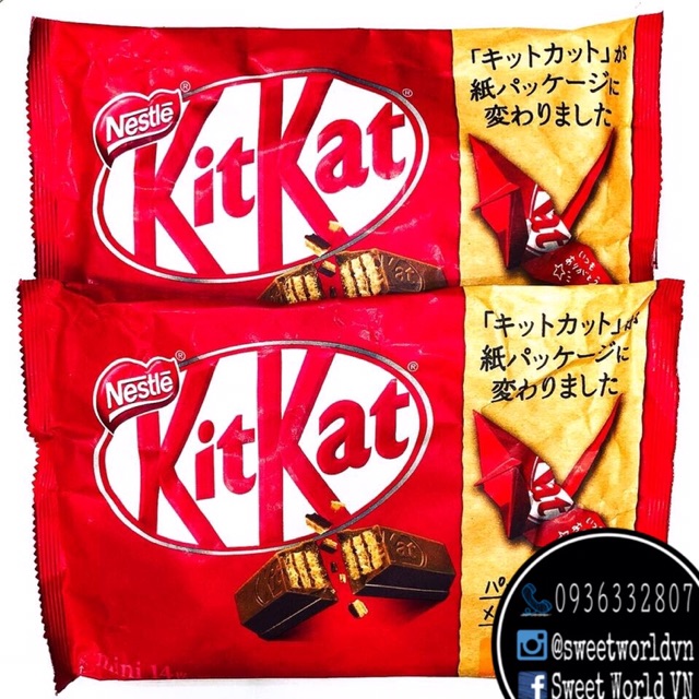 Kitkat socola / trà xanh - Nhật Bản