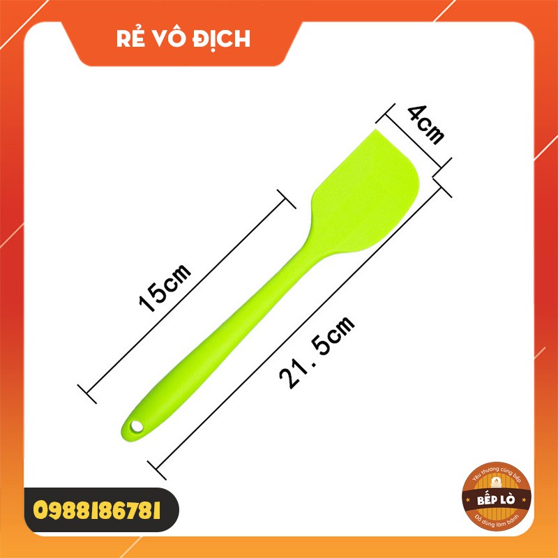 Dụng cụ làm bánh: Phới dẹt silicon cao cấp / Cây vét spatula GIÁ TỐT