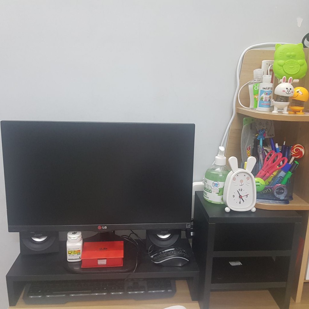 [GIÁ XƯỞNG]KỆ ĐỂ MÁY TÍNH KÈM GIÁ SÁCH ( Sẵn hàng) | BigBuy360 - bigbuy360.vn