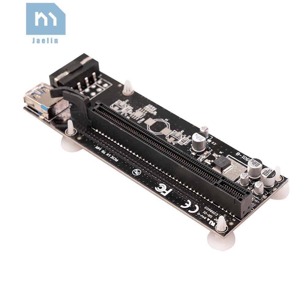 Card Pci-E Pci-E Pci Express 1x Sang 16x Kèm Phụ Kiện