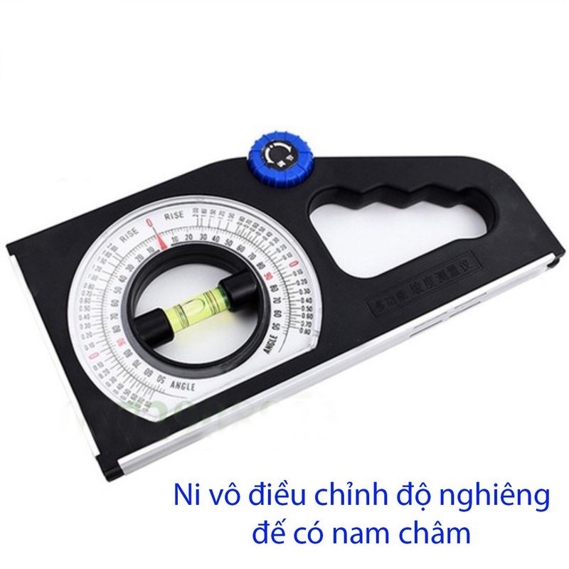 Thước đo góc độ nghiêng cạnh nam châm