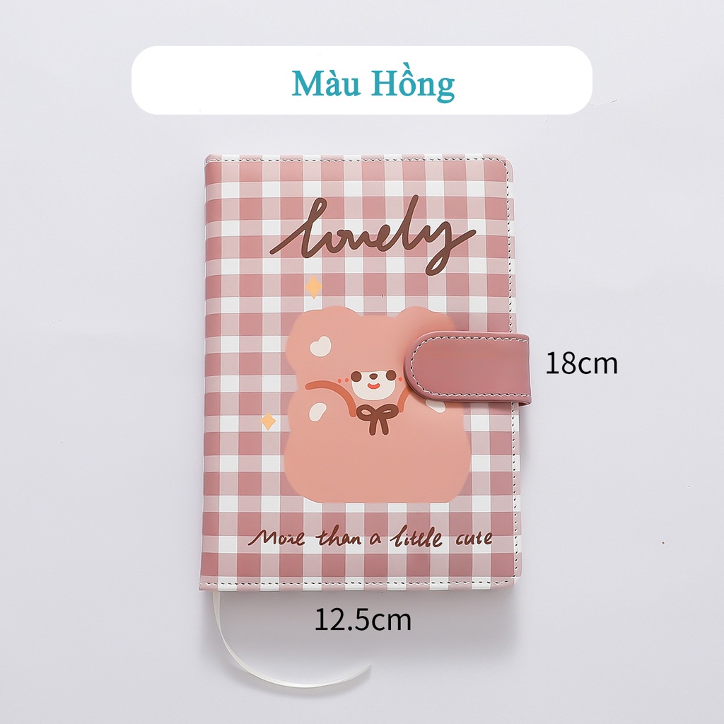 Sổ tay ghi chú khóa nam châm nhiều hình cute Gooo Store