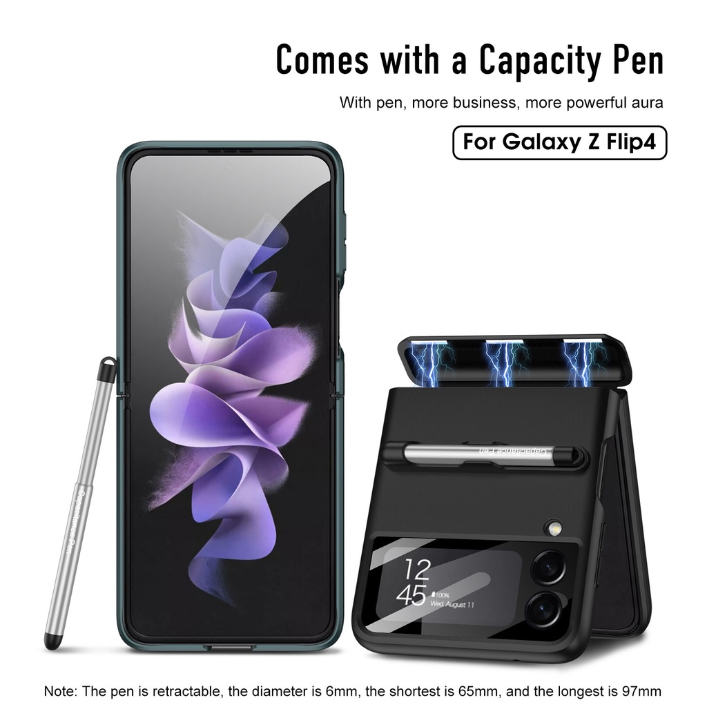 Ốp Điện Thoại Từ Tính Chống Sốc Bảo Vệ Toàn Diện Cho Samsung Z Flip 4