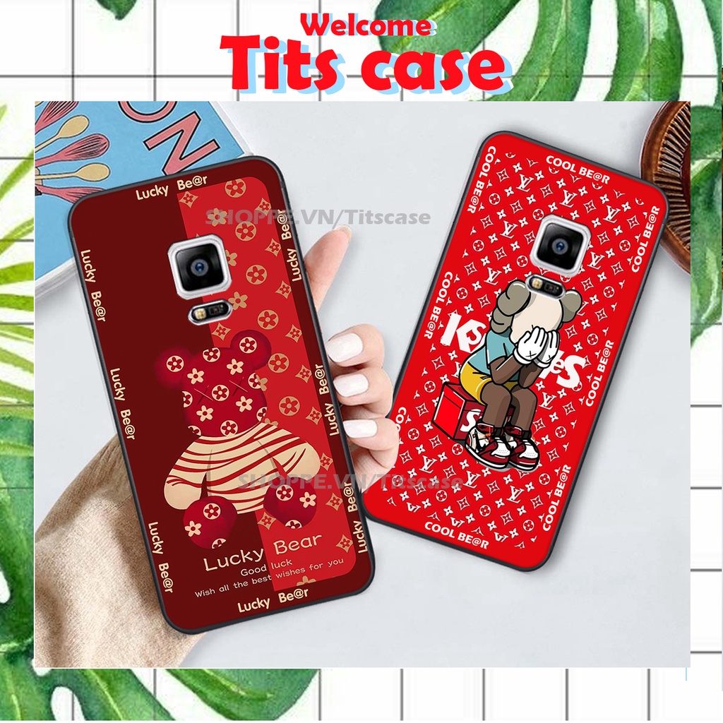 Ốp lưng Samsung Galaxy NOTE 4 in hình GẤU K@WS- BE@R COOL-CỰC XINH-RẺ-BỂN -ĐẸP