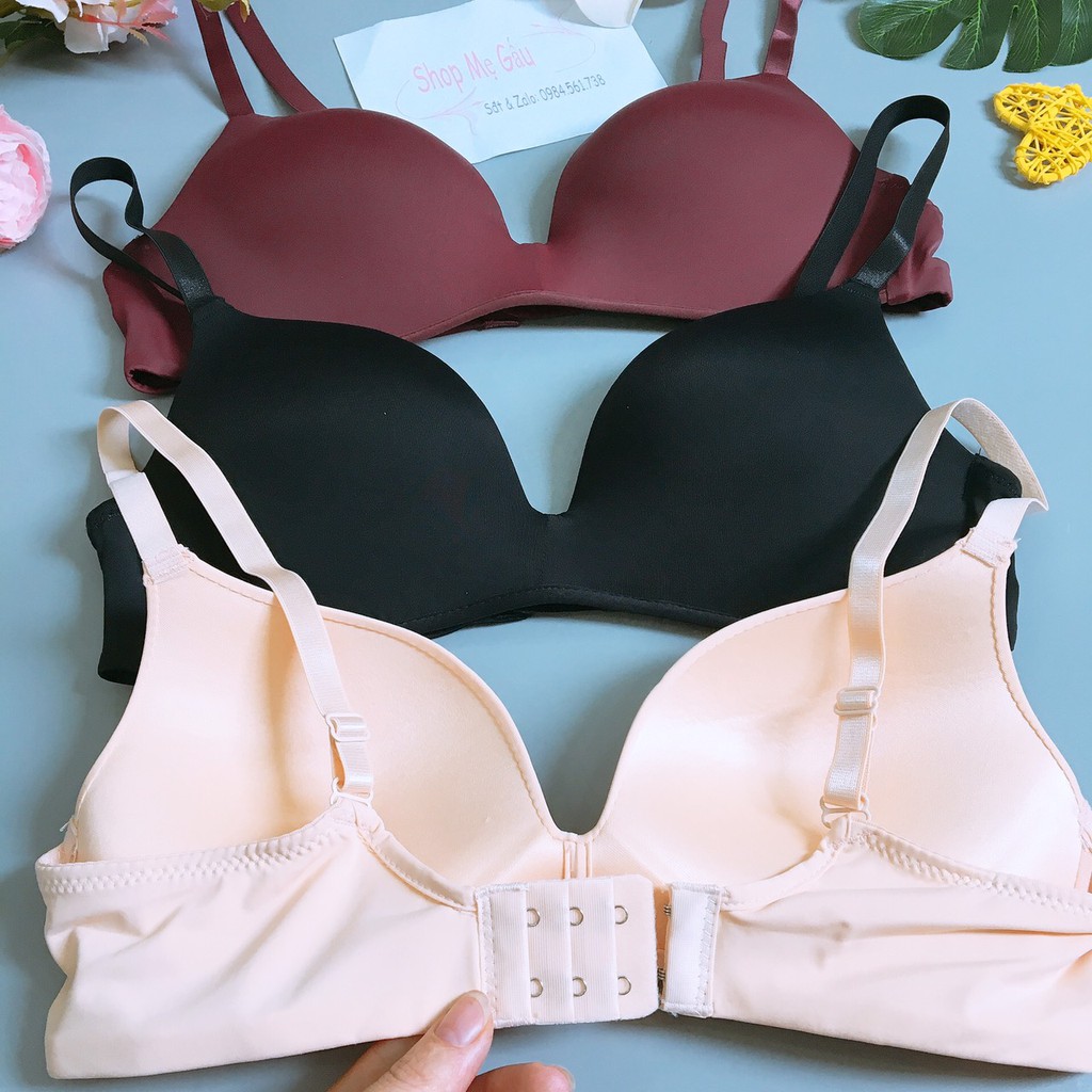 Áo lót su trơn không gọng mút mỏng xuất Nhật_𝐀𝟏𝟑