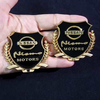 Bộ 2 Logo dạng Bông lúa theo xe -Nissan hàng đẹp