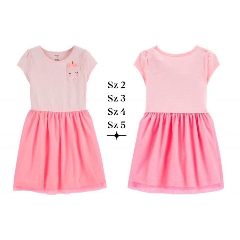 Đầm bé gái carter kim sa sz 2-5T