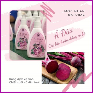Dung dịch vệ sinh phụ nữ củ dền, cải lão hoàn đồng cho cô bé, mộc nhan natural