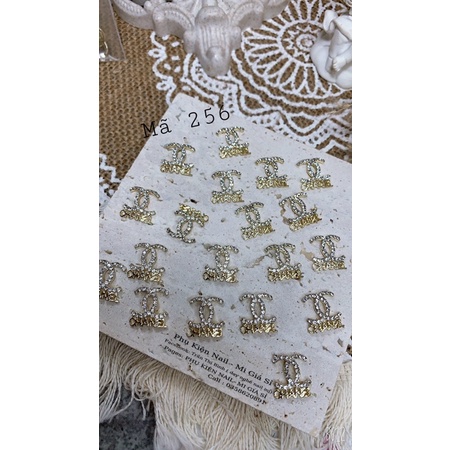 Charm cao cấp mã 255-258, phụ kiện gắn móng tay