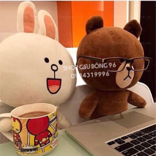 -  Combo gấu bông Brown và thỏ cony