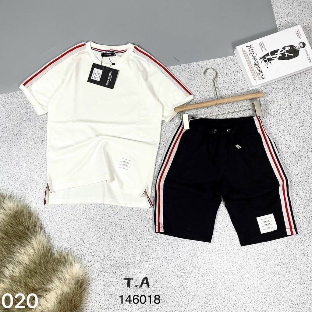 Đồ Bộ Thun Hè, Bộ Quần Áo Thể Thao Nam Phối Dây Hot Trend 2021 Chất Thun Co Giãn Thoáng Mát - BN289 | BigBuy360 - bigbuy360.vn