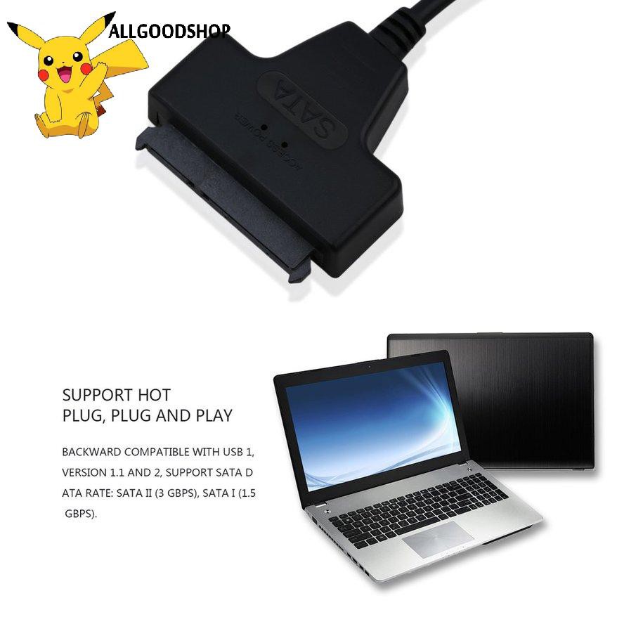 Dây cáp chuyển đổi USB 2.0 to 2.5inch 22Pin 7+15 ATA SATA 2.0 HDD/SSD chuyên dụng