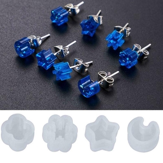 Khuôn silicon đổ resin/epoxy làm hoa tai độc đáo