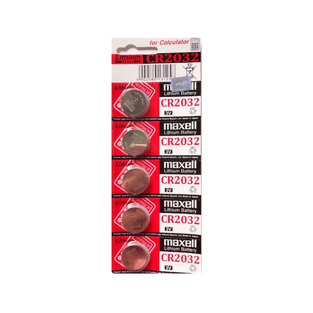 Pin 3V CR2032 Maxell - Pin CR2032 3V Maxell - Pin cúc- Vĩ 1 Viên