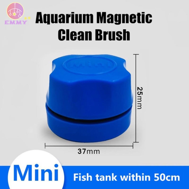 Magnetic Brush Glass Cleaning Window Algae Scraper for Aquarium Fish Bowl