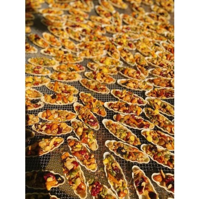 Bánh thuyền mix hạt dinh dưỡng không đường ăn kiêng giảm cân tự nhiên đồ ăn vặt healthy 400gram
