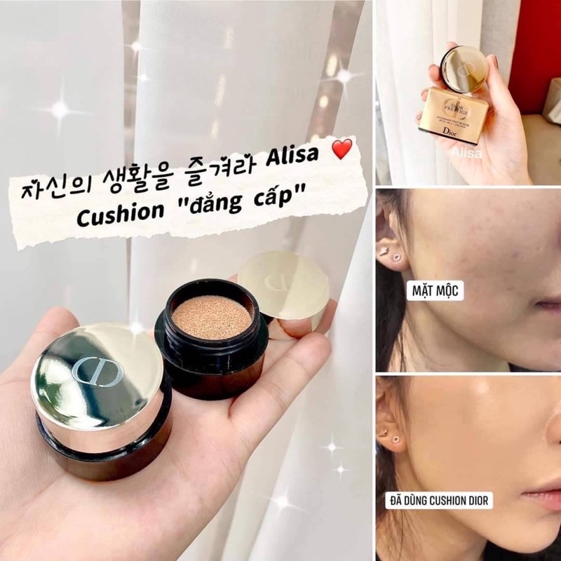 Phấn nước Dior mini 4g|CHÍNH HÃNG SPF50+ che khuyết điểm tốt