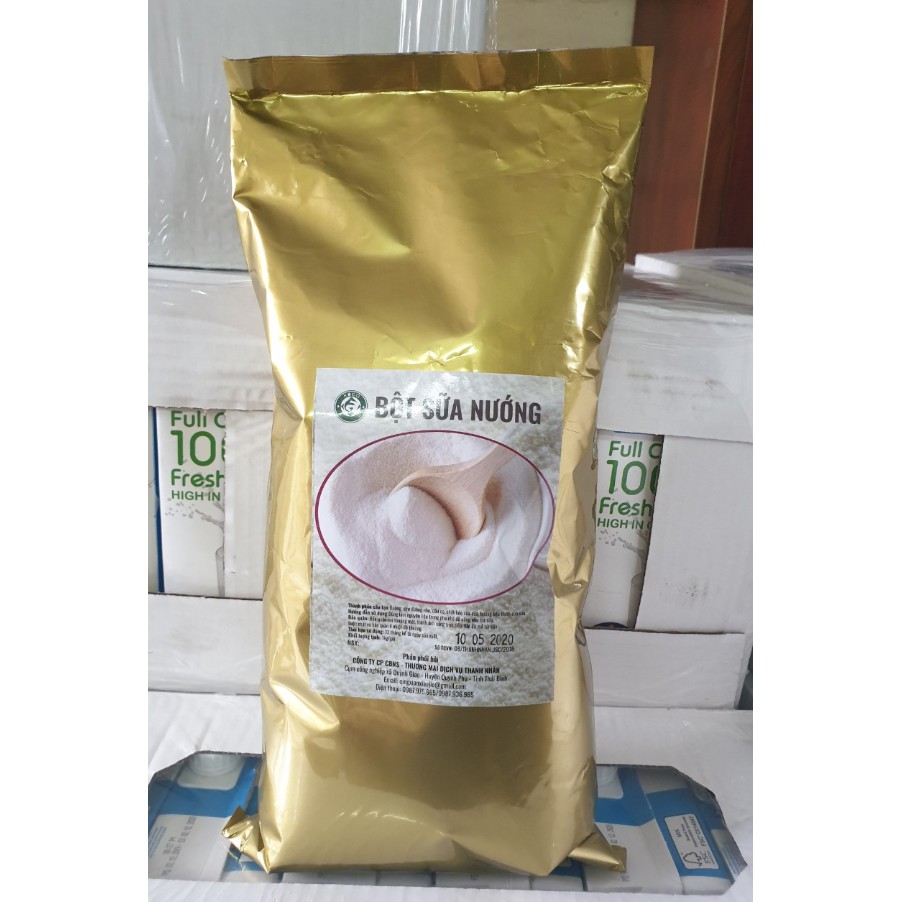 Bột sữa nướng gói 1kg - dùng làm món trà sữa nướng huyền thoại