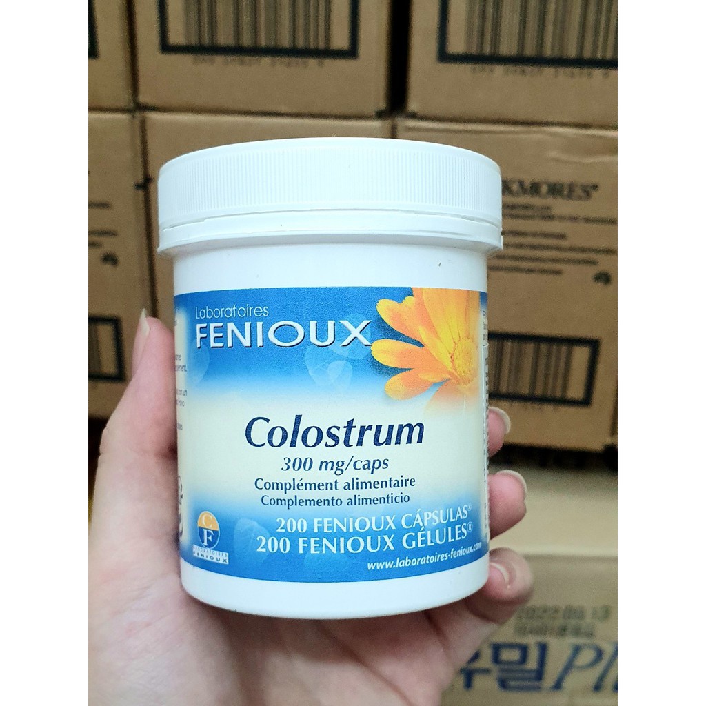 Sữa non Pháp Fenioux Colostrum hộp 200 viên