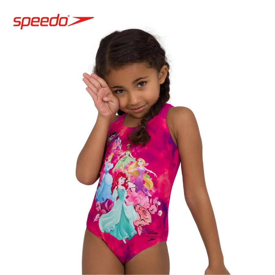 Đồ bơi một mảnh bé gái Speedo Disney Princess Digital Placement - 8-07970F369