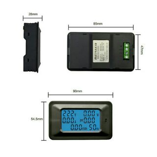 Đồng Hồ Đo Điện AC 6 Thông Số 100A