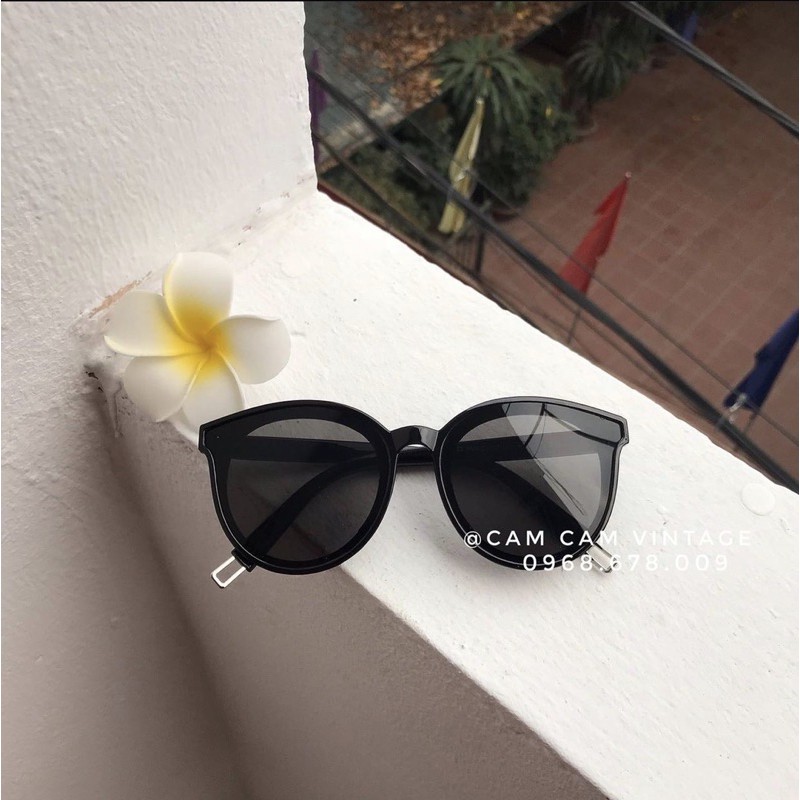 Kính râm kính mát Gm đen bạc sang chảnh đi biển đi du lịch hè