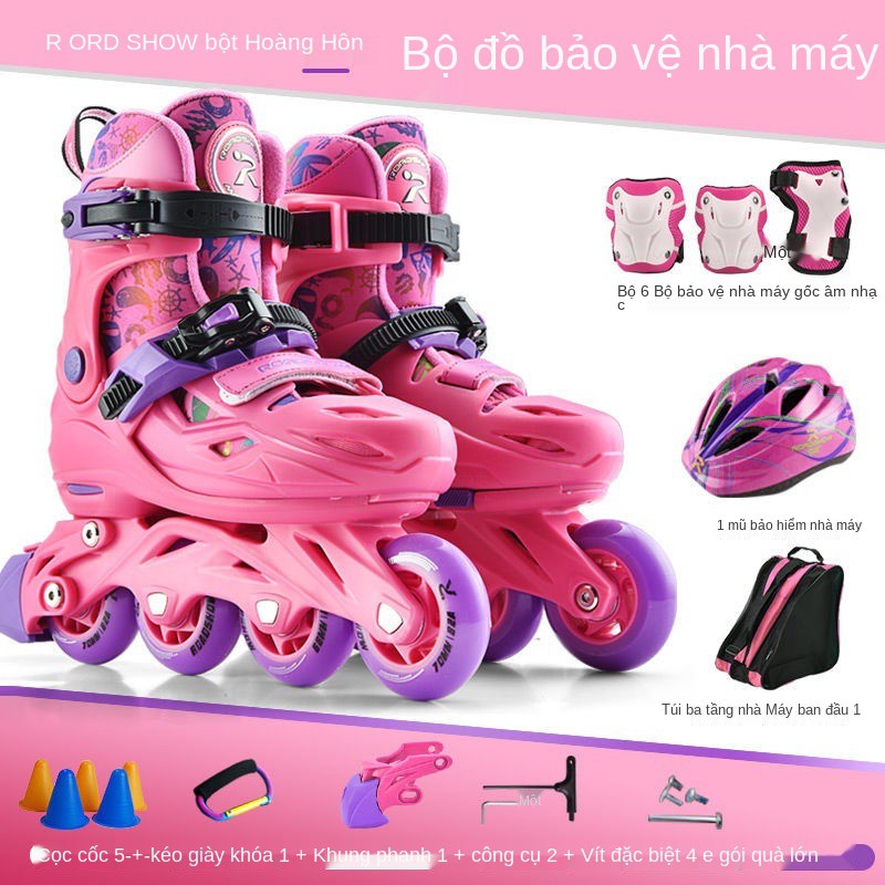 Giày patin chuyên nghiệp Lexiu 906 trẻ em cho người mới bắt đầu cửa hàng trượt băng dành lớn hơn của nam và nữ