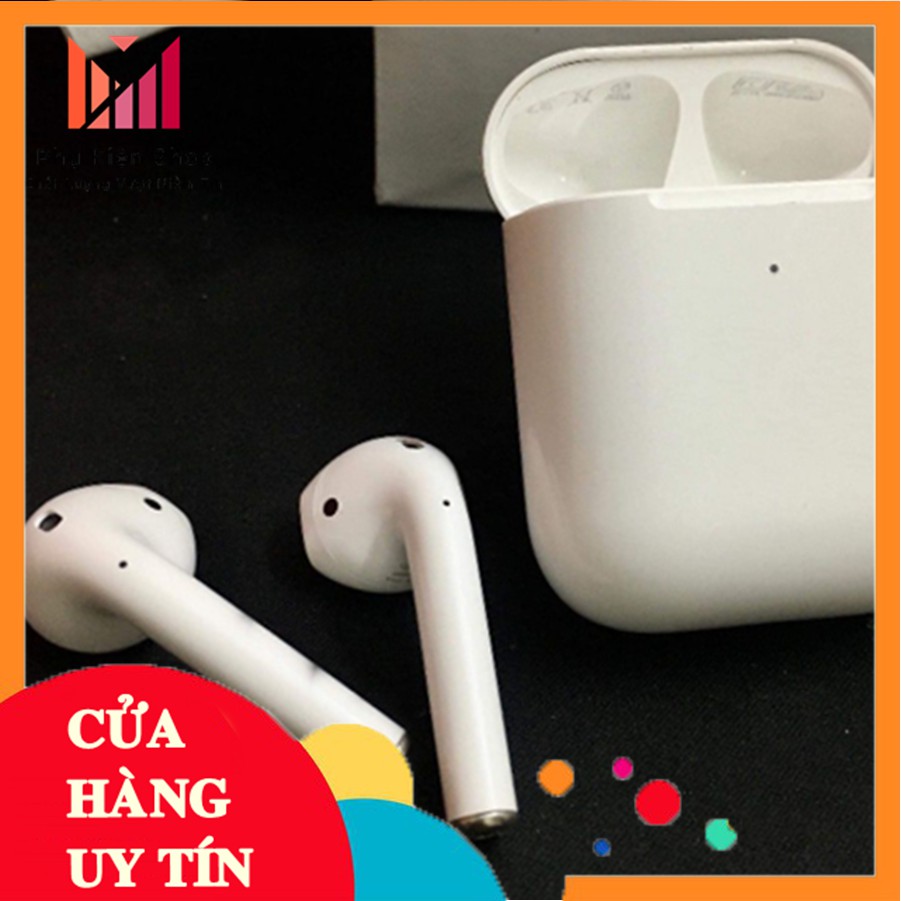 Bán Lỗ Xin 5* - Alrpods 2 - Tai nghe iphone không dây cao cấp - Tai nghe Bluetooth - Bảo hành lỗi 1 đổi 1