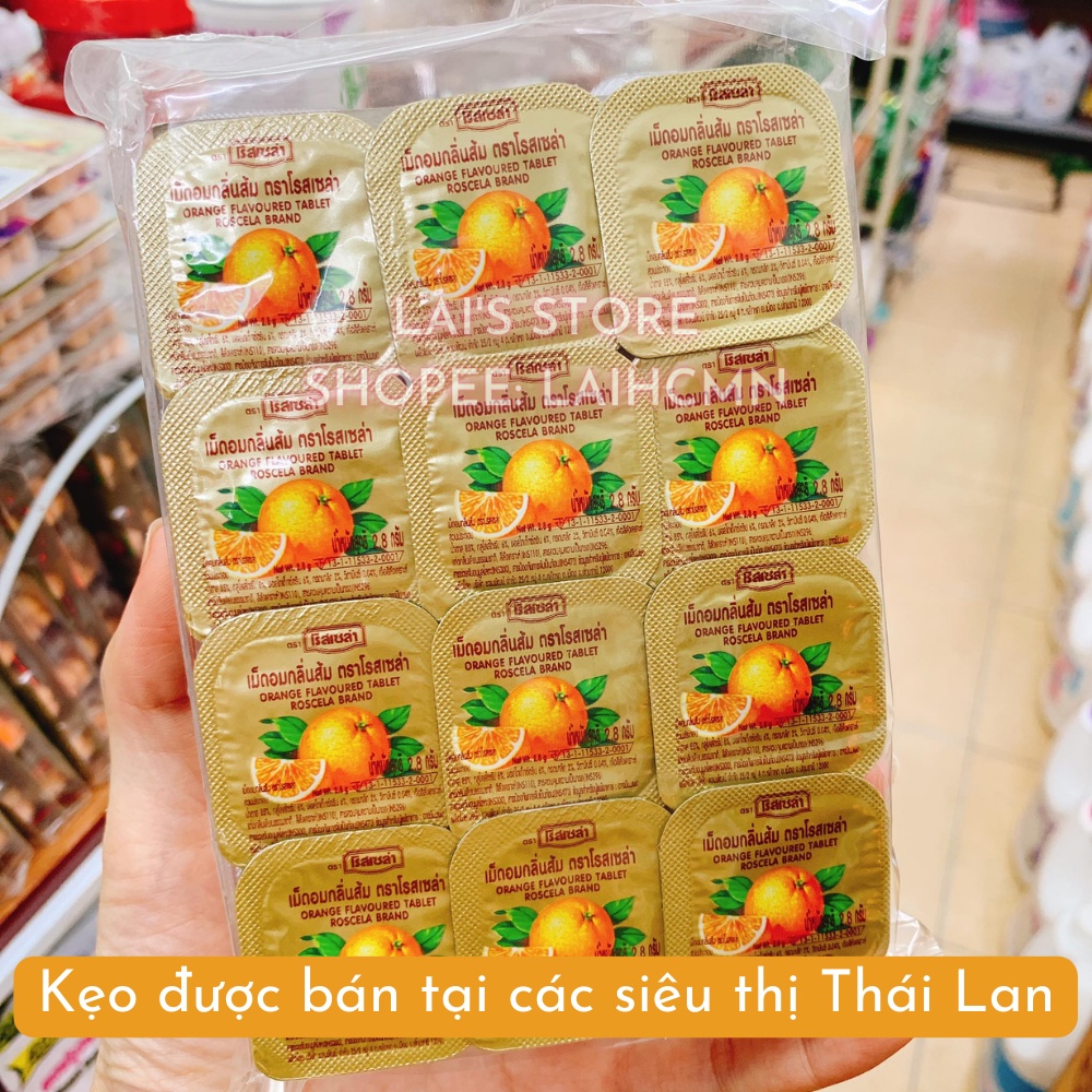 1 Vỉ 24 hộp Kẹo C Vị Cam Trái Tim Thái Lan – Vé về tuổi thơ