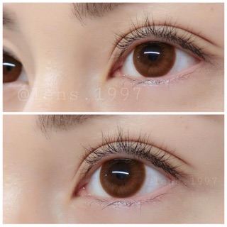 KÍNH ÁP TRÒNG NÂU TRẦM TỰ NHIÊN - LENS CHOCO