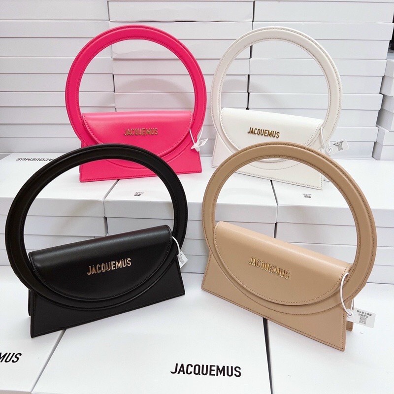 Túi Jacquemus Quai Tròn Kèm Dây Đeo FullBox Size 24