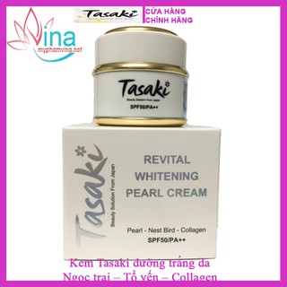 KEM TASAKI DƯỠNG TRẮNG NGỌC TRAI - TỔ YẾN - COLLAGEN 20GR