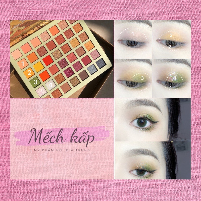 [MUGE LEEN] bảng phấn mắt 42 ô love story | BigBuy360 - bigbuy360.vn