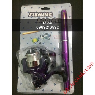 BỘ CẦN CÂU MÁY BÚT TIỆN LỢI THU GỌN 20cm