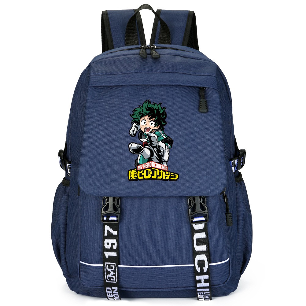 Balo Vải Oxford Đựng Máy Tính in hình BOKU NO HERO ACADEMIA Học Viện Anh Hùng anime chibi đi học thời trang