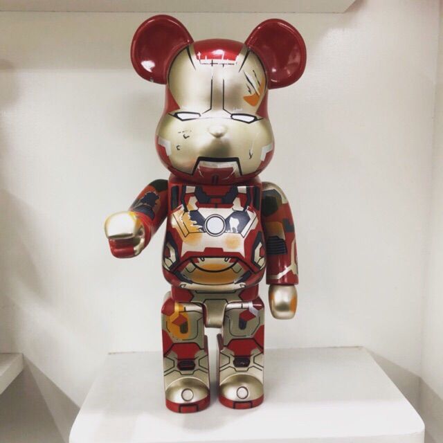 Bearbrick ironman 400% cao 28cm